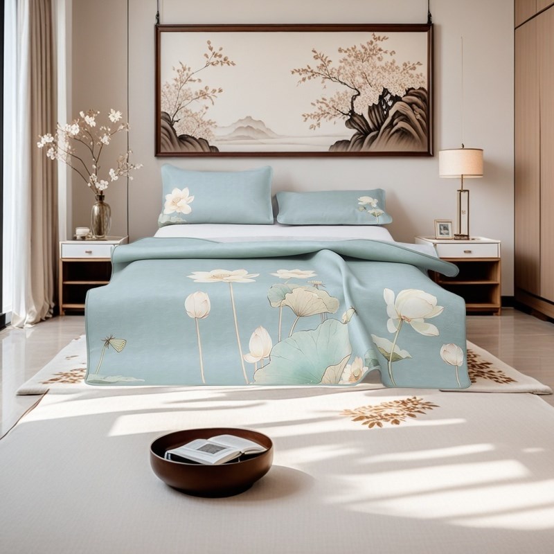 2025年新款牛皮凉席头层水牛皮高档哑光A类U母婴级真皮床垫