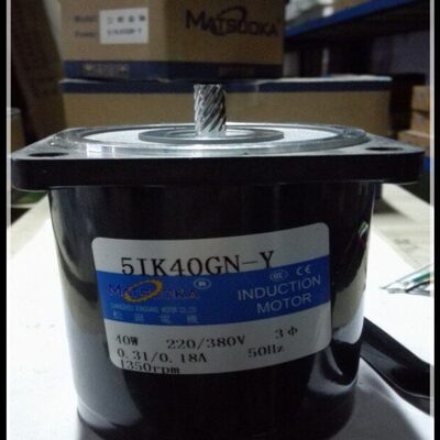 松岗电机 40W三相电机 5IK40GN-Y 380V 1350转 外径90*90