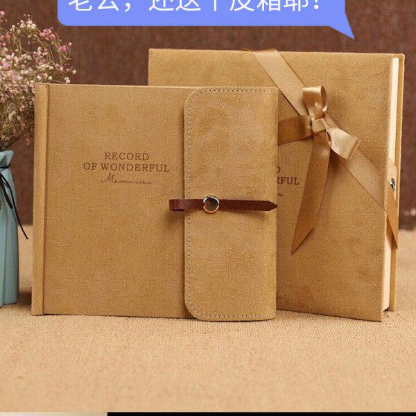 轻时光高档相册制作影楼照片书皮箱册婚纱照精修定制结婚照片婚礼