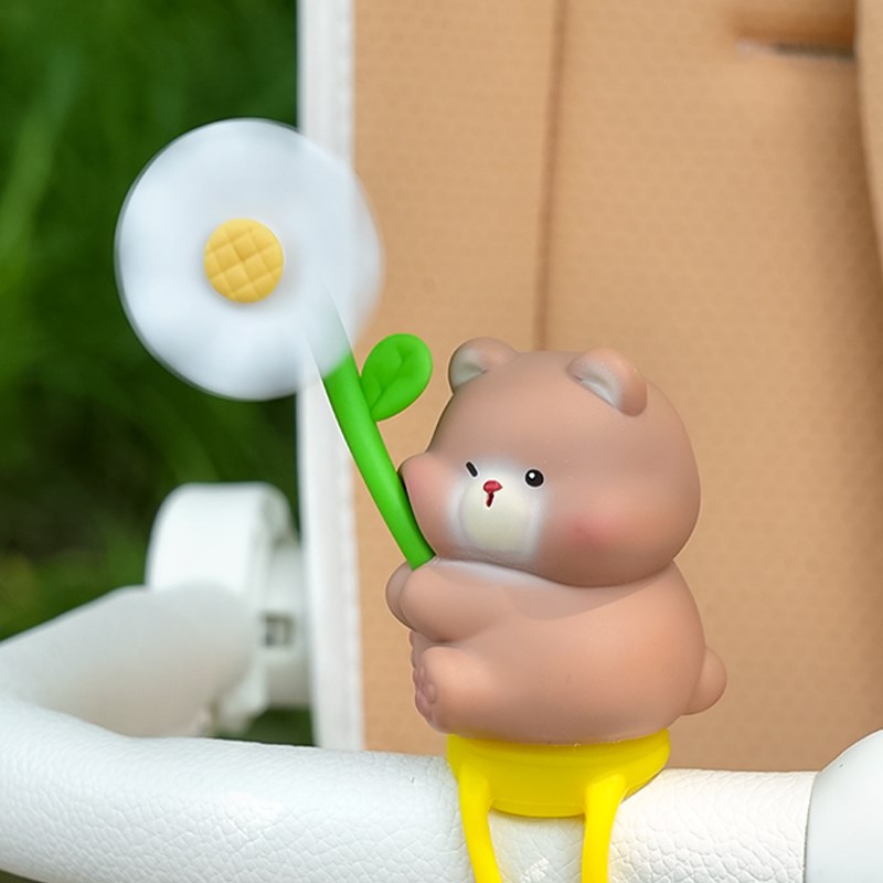 熊猫婴儿车小风车玩具遛娃神器手推车挂件儿童手推车装饰摆饰旋转