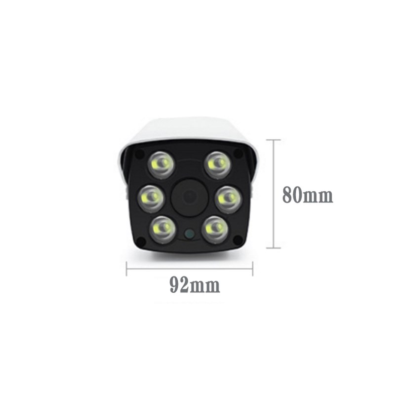 日夜全彩白光灯彩色监控器摄像头室外照明有线探头模拟高清2500线