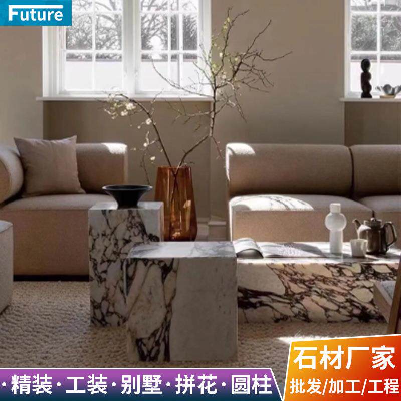 天然大理石台面餐桌装饰柜子和台面餐桌茶几面及吧台面鞋柜面石材