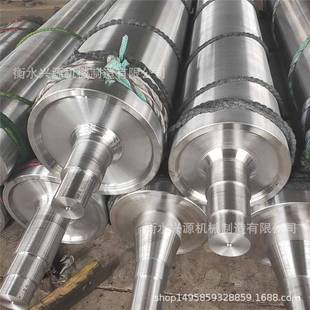 厂家定做烘干机轴辊卷布机配套辊筒镀铬镜面滚筒Ø500*5500