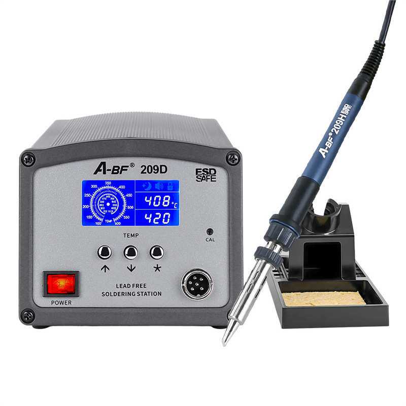 A-BF/不凡ABF-209D高频智能电焊台自动休眠可调恒温电烙铁300W