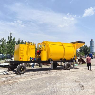 改性沥青搅拌机小型移动沥青拌和机0.3方-5方修补路面用设备