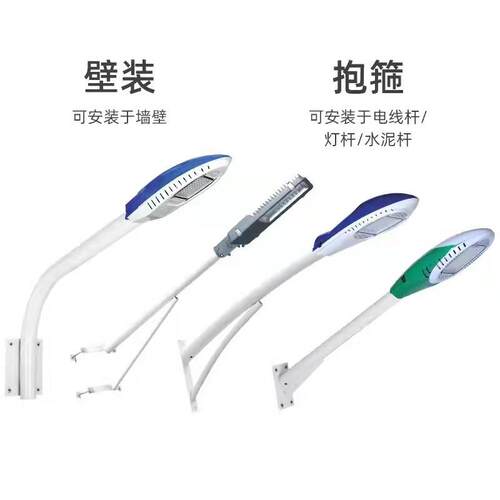 LED灯头100w150w200w防水路灯壁装抱箍款可选质保久节能环保