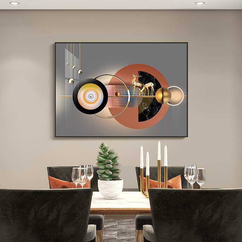 电表箱装饰画现代轻奢遮挡配电箱免打孔空开电闸箱开关电盒子挂画