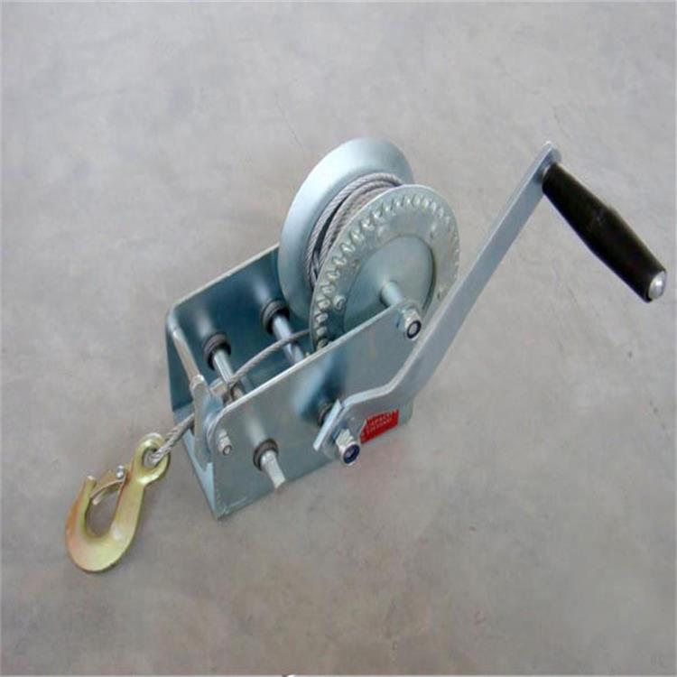 自锁式重型手摇绞盘供应0.5T1T2T手摇绞车卷扬机手动小吊机