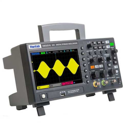 汉泰Hantek DSO2C10数字存储示波器100MHz(2CH)带信号源