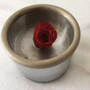 青铜烧结金刚石R弧型磨轮 磨石墨铜基材料专用 金属杯型砂轮