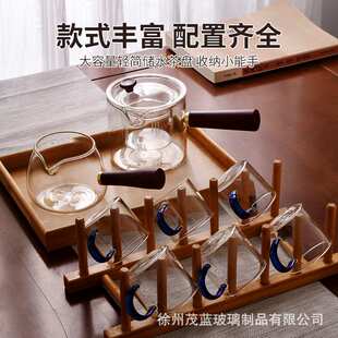 加厚高硼硅玻璃茶壶耐高温泡茶水壶过滤家用茶具套装简约轻奢茶杯