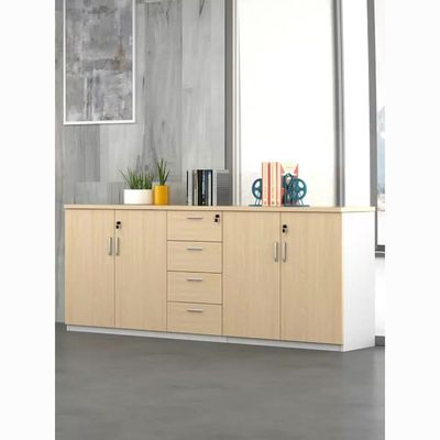 木质矮柜储物柜文件柜地柜办公带锁柜子办公室隔断柜资料柜档案柜