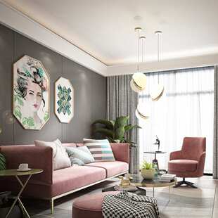 PU线条吊顶灯带线灯槽线客厅餐厅造型顶角线灯池线简约现代风格