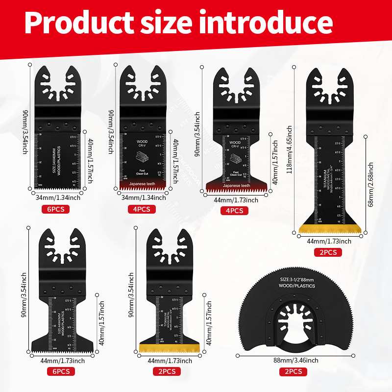 28pc混合万用宝锯片套装万用宝摆动锯片工具附件