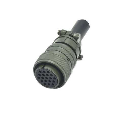 5015航空插头MS3106A22-14S直头螺纹锁紧19芯连接器