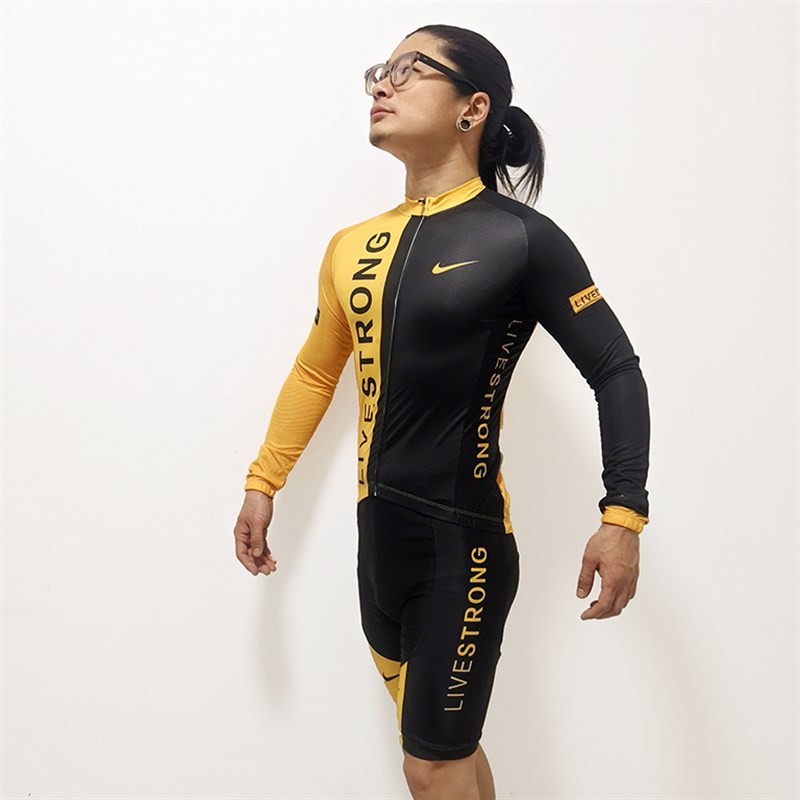 环法经典男款夏季短袖短裤骑行服套装速干排汗大网眼弹力面料