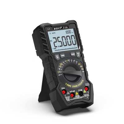 众仪ZT-225高精度数字全自动万用表电工维修智能防烧高数显