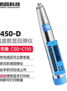 山东朗睿高强回弹仪混凝土HT450-D一体式数字回弹仪HT450-A混凝土
