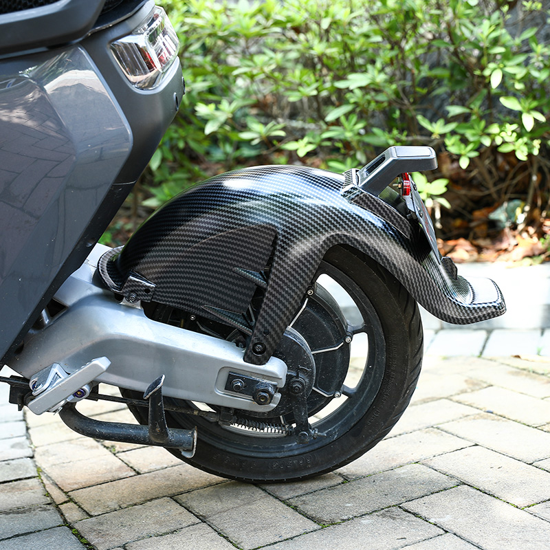 小牛电动车M2加高后挡泥板mqi2s一体式全新PP挡水瓦板.改装零配件