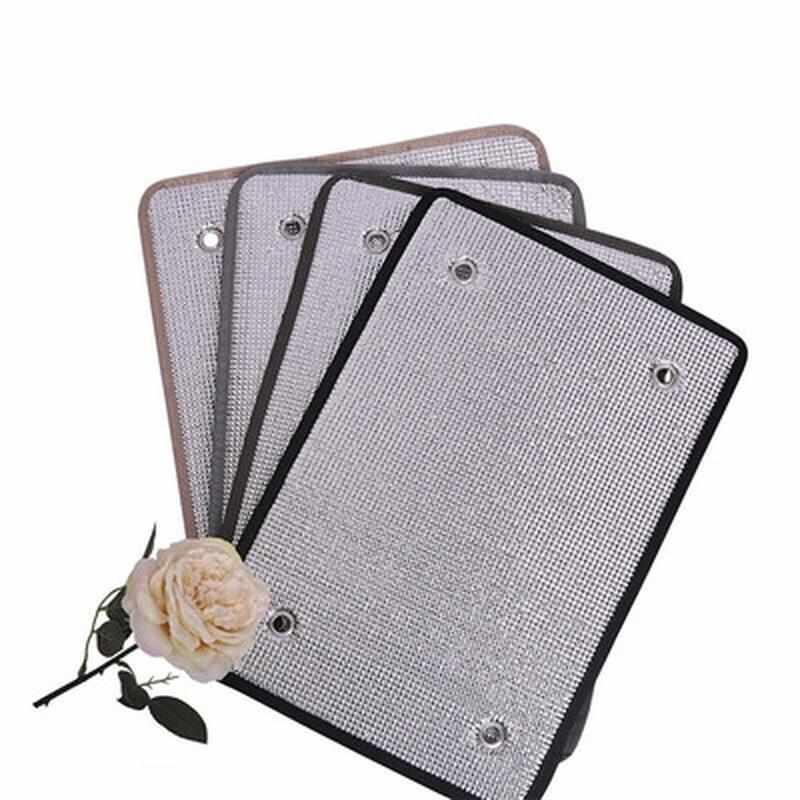 台隔热挡板 光房玻璃q窗户隔热膜反光膜台遮板卧室降温吸盘式可。