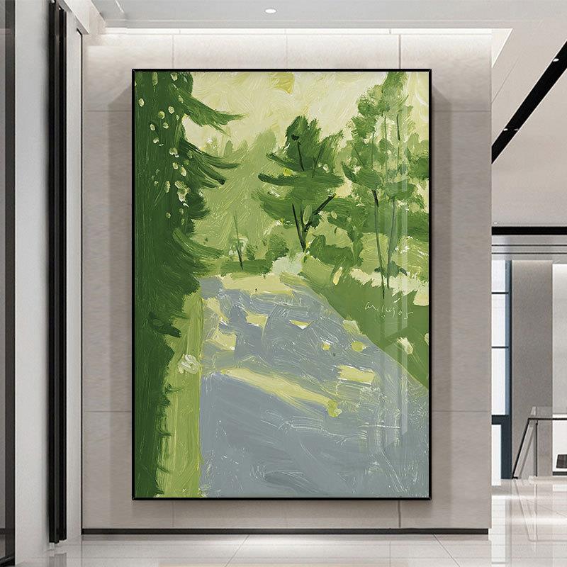 阿历克斯卡茨Alex Katz现代抽象风景自然风景植物花卉装饰画挂画
