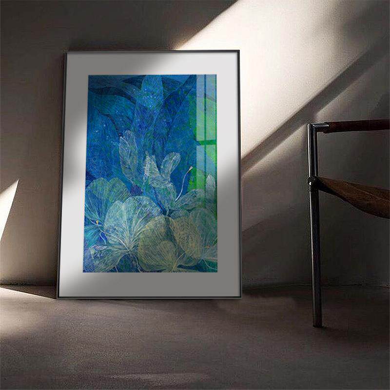 闻到野姜花 北欧客厅装饰画现代简约多彩植物花卉挂画玄关柜摆画