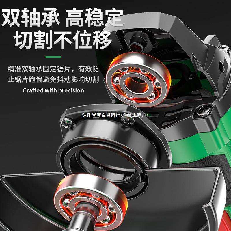 耐艾斯锂电角磨机大功率充电切割机手持式电动迷你家用磨光机