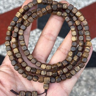 莺歌绿棋楠方糖珠沉香手链0.6约18克药香浓郁甘凉男女士手串送礼