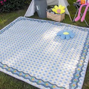 特大号野餐垫牛津布可机洗露营地毯儿童春游踏青垫加厚防水防潮垫