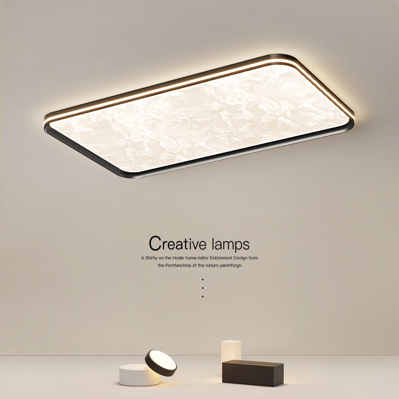 意式极简珐琅彩客j厅吸顶灯2025年新款大厅卧室主灯高级感中山灯