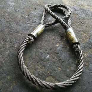 车辆绳套吊车固定搬运扣索具起重钢丝压拖拽钢丝拉绳塔吊具吊装