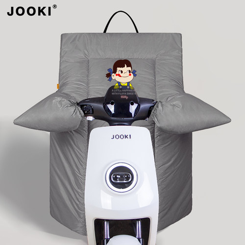 电动车挡风被冬季绒加厚电瓶冬天加大护腿双面防水摩托电车防风罩