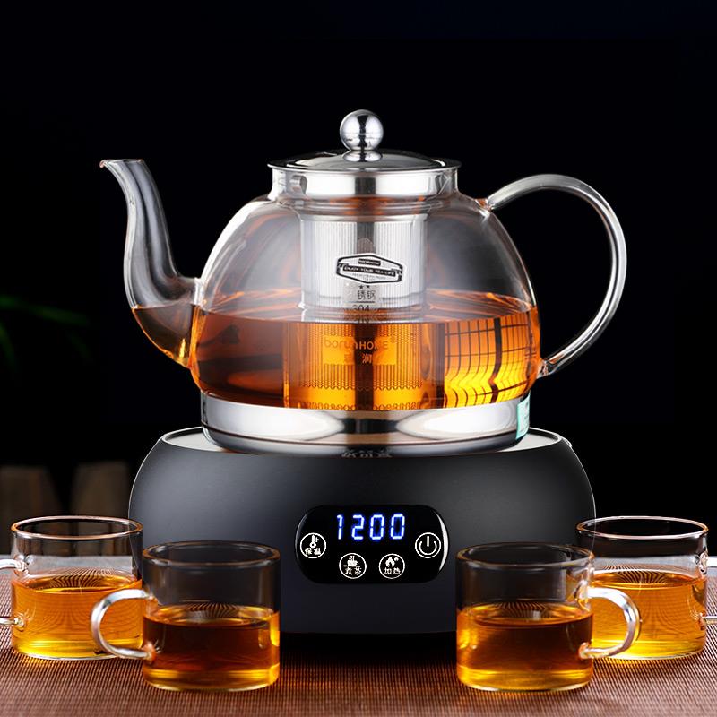 电陶炉煮茶全自动高硼硅玻璃煮茶壶耐高温家用烧水泡茶普洱煮茶器