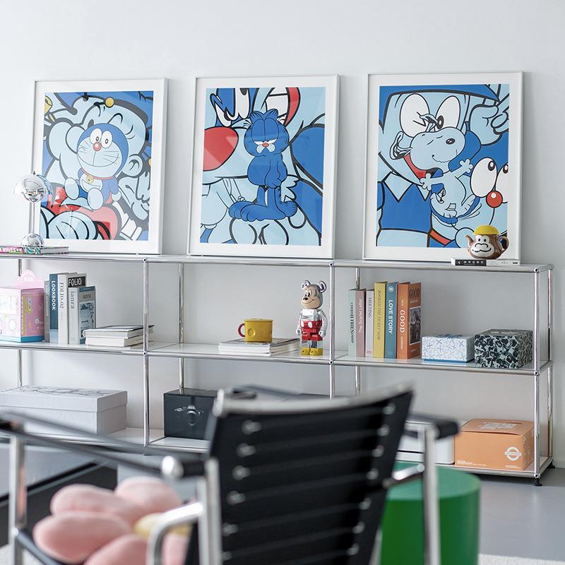 卡通宝贝挂画玩具店幼儿园儿童房壁画卡通版画游乐园工作室装饰画