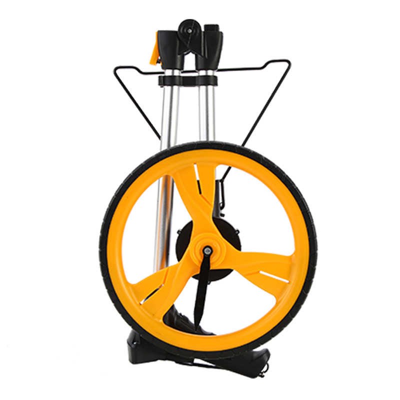 滚动测距仪手推式数显轮户外工程工厂滚轮M源头 测量测距大轮电子