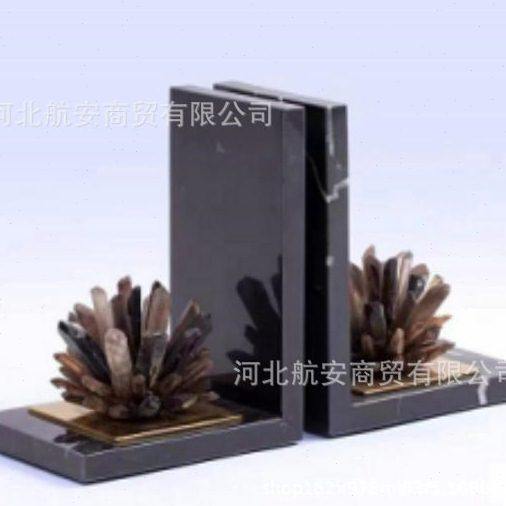 现简约创意大理石水晶摆件样板房售楼处桌面电视柜书档书靠饰品,饰品/流行首饰/时尚饰品新,摆件,淘宝优惠券,粉丝福利购,淘宝优惠卷