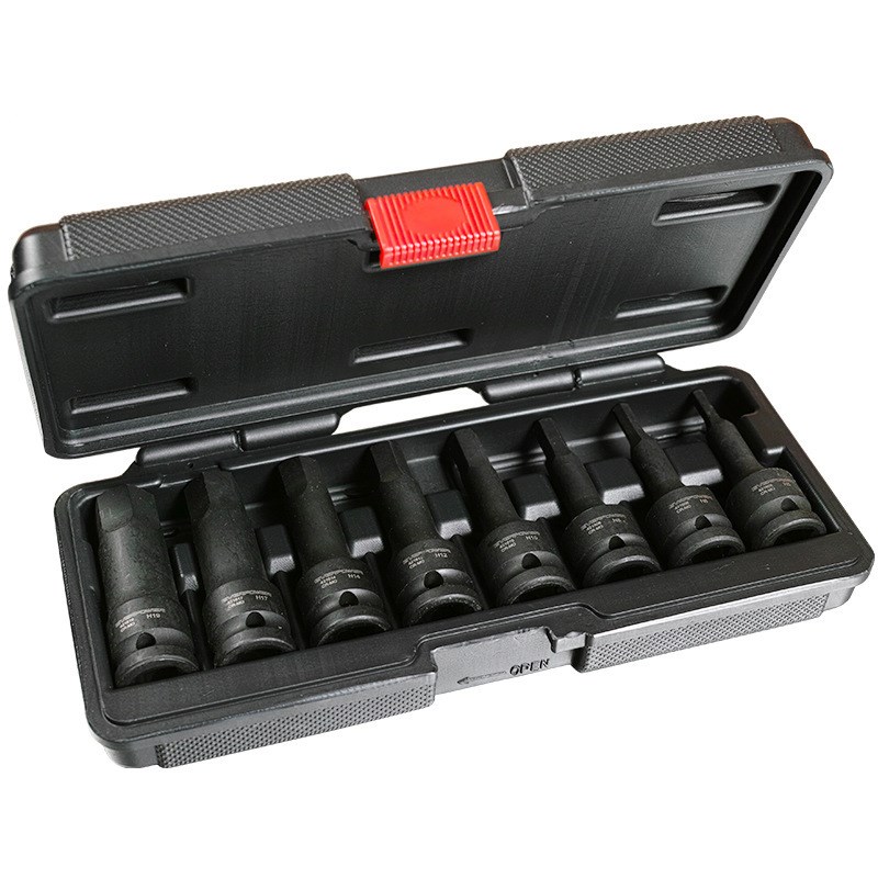 艾威博尔 421801 二分之一系列8件套内六角风动Y旋具套筒组套