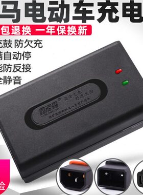 H充电器适用0孔新马立马立H6两V7A202V20电动车充电器48V国标A