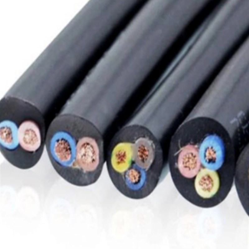 江南电缆国标纯铜YZ橡套线软线2/3/4/5芯1/1.M5/2.5/4/6平高柔耐