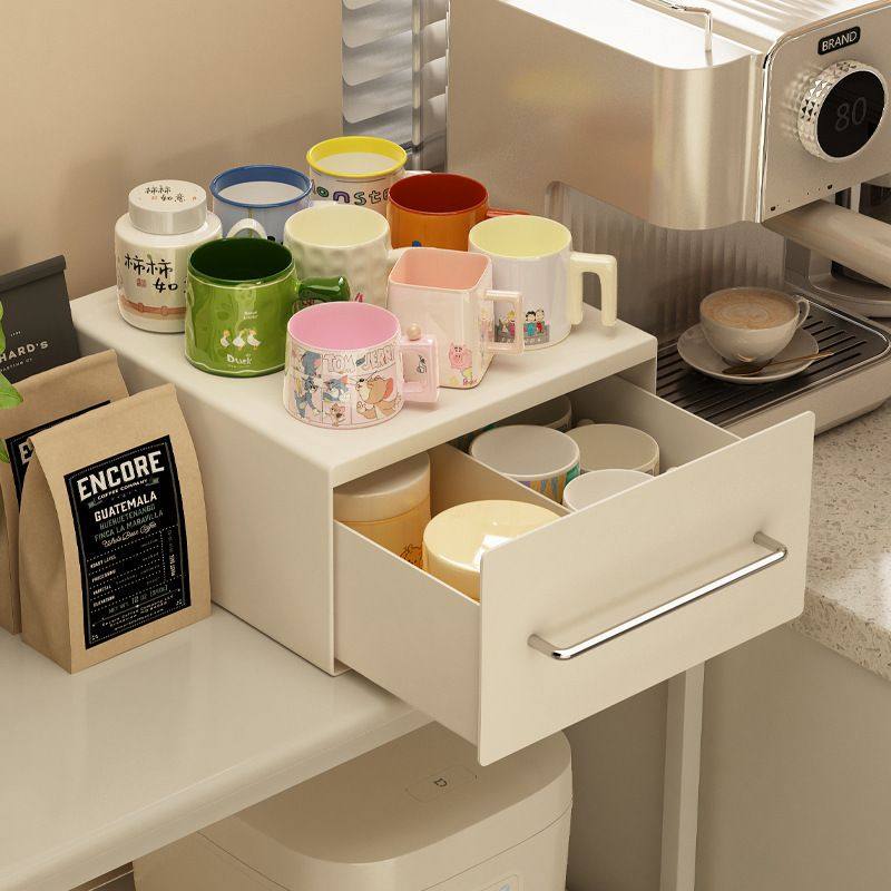 桌面收纳盒杯子收纳柜茶具展示柜子厨房水杯置物架杯架餐具储物柜,收纳整理,整理架/置物架/收纳架,淘宝优惠券,粉丝福利购,淘宝优惠卷