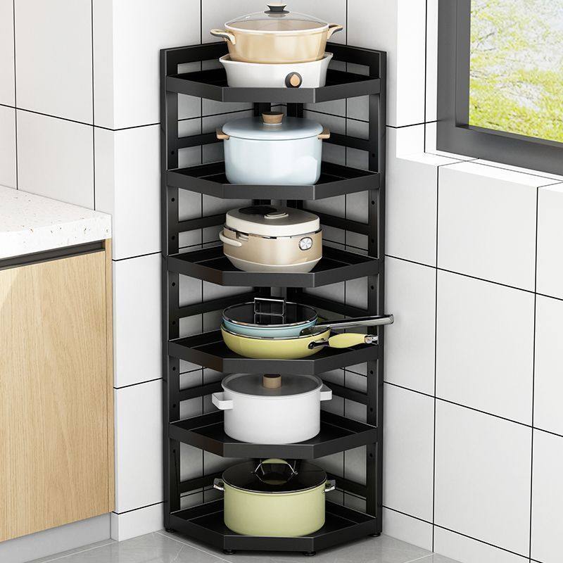 三角锅架厨房置物架转角灶台收纳家用半圆多功能放锅家电储物架,厨房/烹饪用具,调料置物架,淘宝优惠券,粉丝福利购,淘宝优惠卷