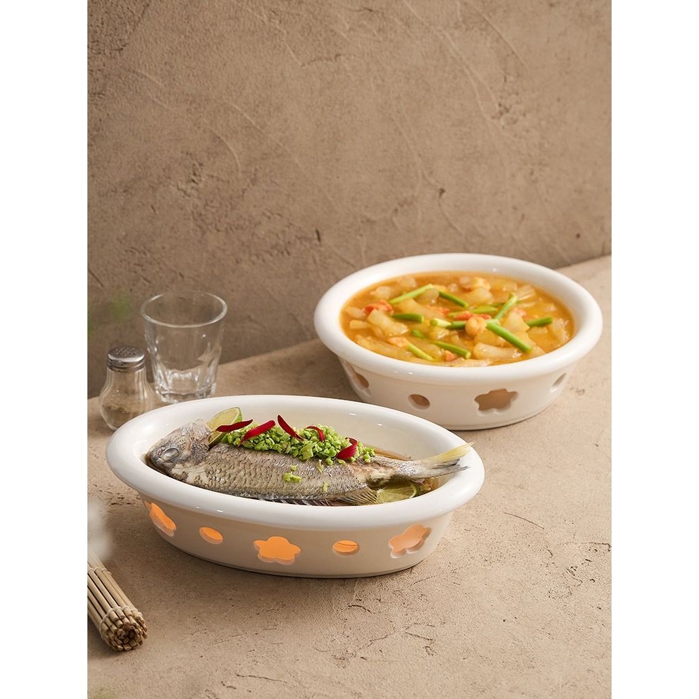 干锅酒精蜡烛加热炉保温菜盘子鱼盘锅碗家用酒店餐具梅花陶瓷明z^,餐饮具,盘,淘宝优惠券,粉丝福利购,淘宝优惠卷