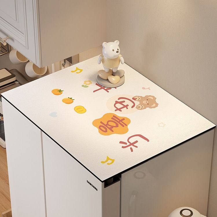 冰箱盖布防尘顶部垫子防水防油2025新款单双开门洗衣机遮尘罩盖巾