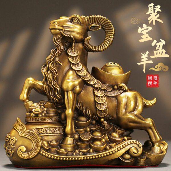 三羊开泰摆件铜羊领头羊聚盆羊客厅公室装饰工艺品家居羊摆设,饰品/流行首饰/时尚饰品新,摆件,淘宝优惠券,粉丝福利购,淘宝优惠卷