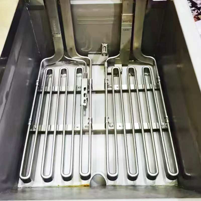 商用不锈钢电热管发热元件油炸锅加热管薯条炸鸡炸炉配件即热式