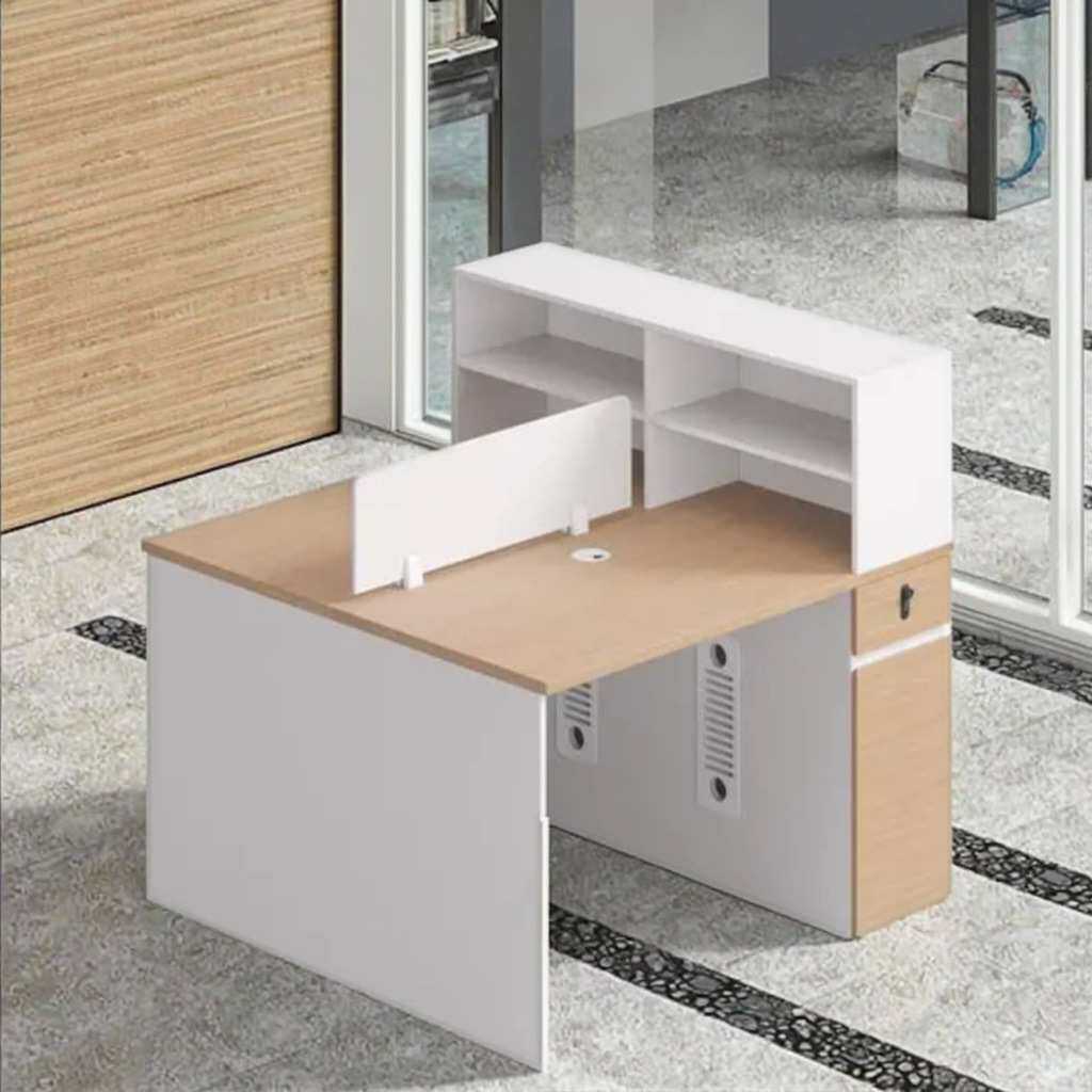 双人财务办公桌职员桌椅组合面对面2人位员工电脑桌简约办公新品