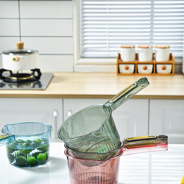 塑料大号创意透明舀水瓢洗头勺子加深加厚长柄家用厨房摔不破水勺,厨房/烹饪用具,水舀/水瓢,淘宝优惠券,粉丝福利购,淘宝优惠卷