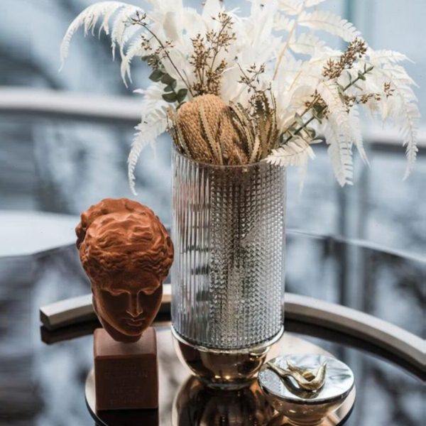 轻奢玄关电视柜家居花器简约现代玻璃花瓶摆件样板房茶几组合装饰,家居饰品,花瓶,淘宝优惠券,粉丝福利购,淘宝优惠卷