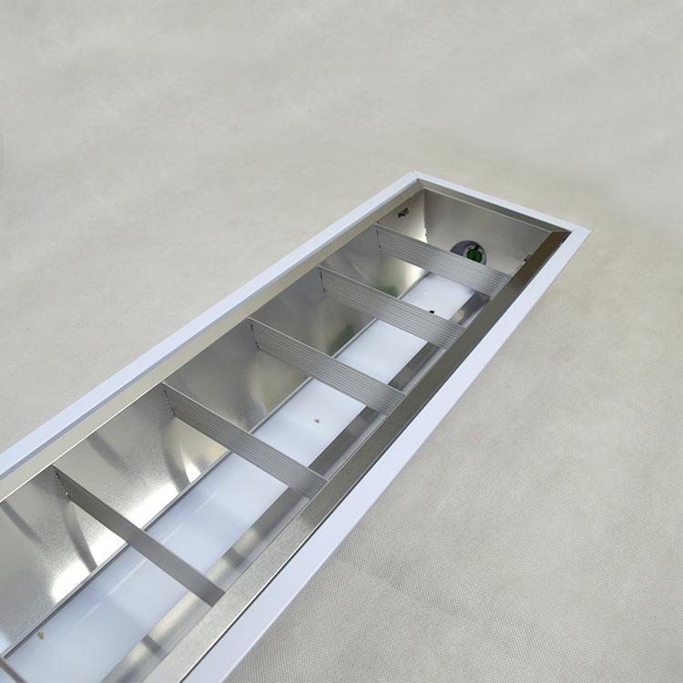单灯管T8格栅灯盘180X1200嵌入安装格栅灯盘LED单管格栅灯
