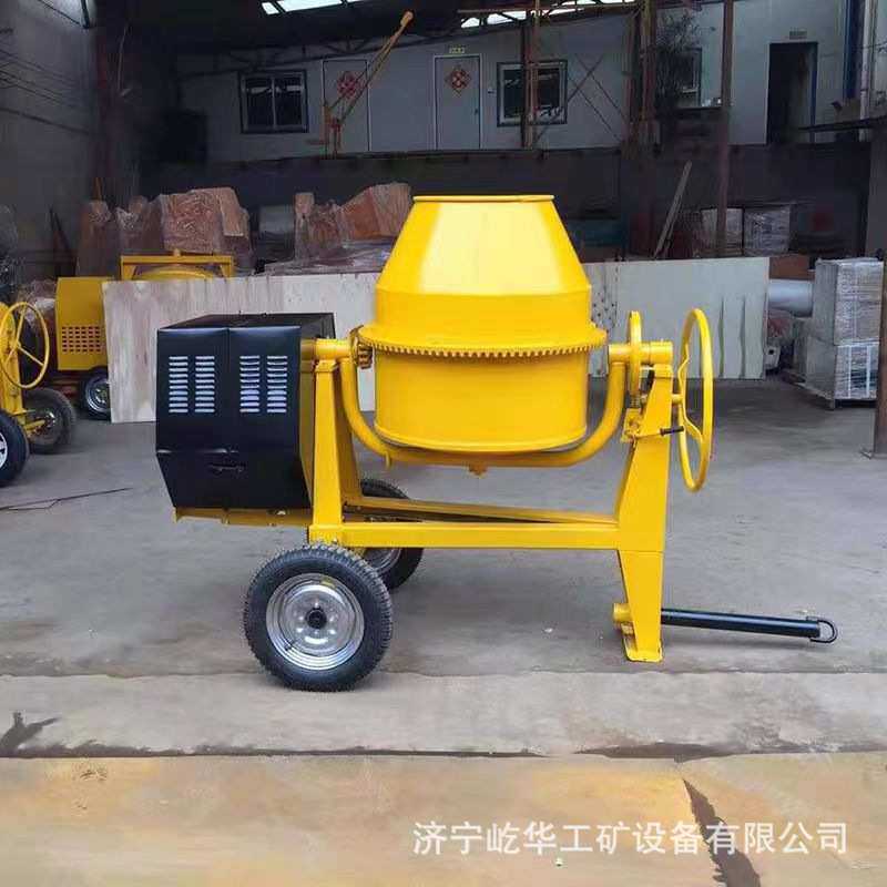 厂家供应出口款350L移动式柴油搅拌机混凝土两轮四轮多功能拌料机